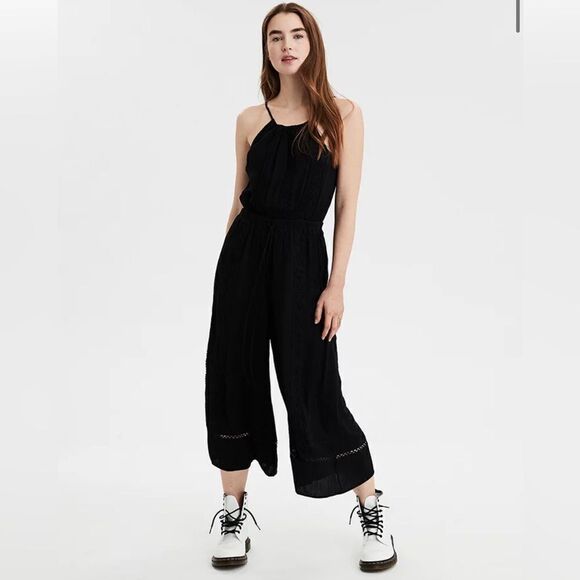 American Eagle Outfitters Black Jumpsuit Romper - Picture 1 of 5